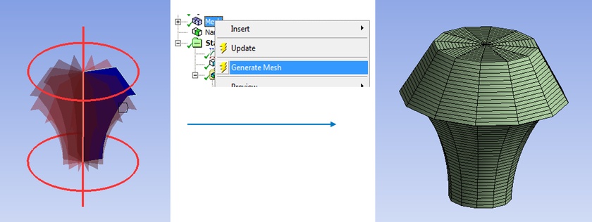 Функция обобщенного осесимметричного представления (General Axisymmetric)